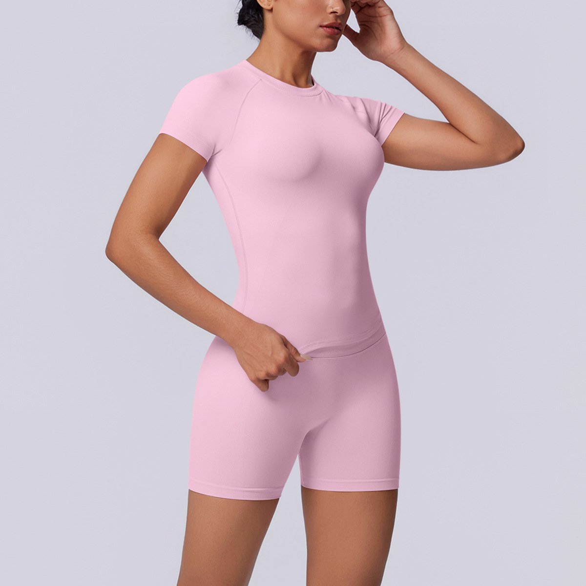Seamless Knitted Yoga Set - Image 5