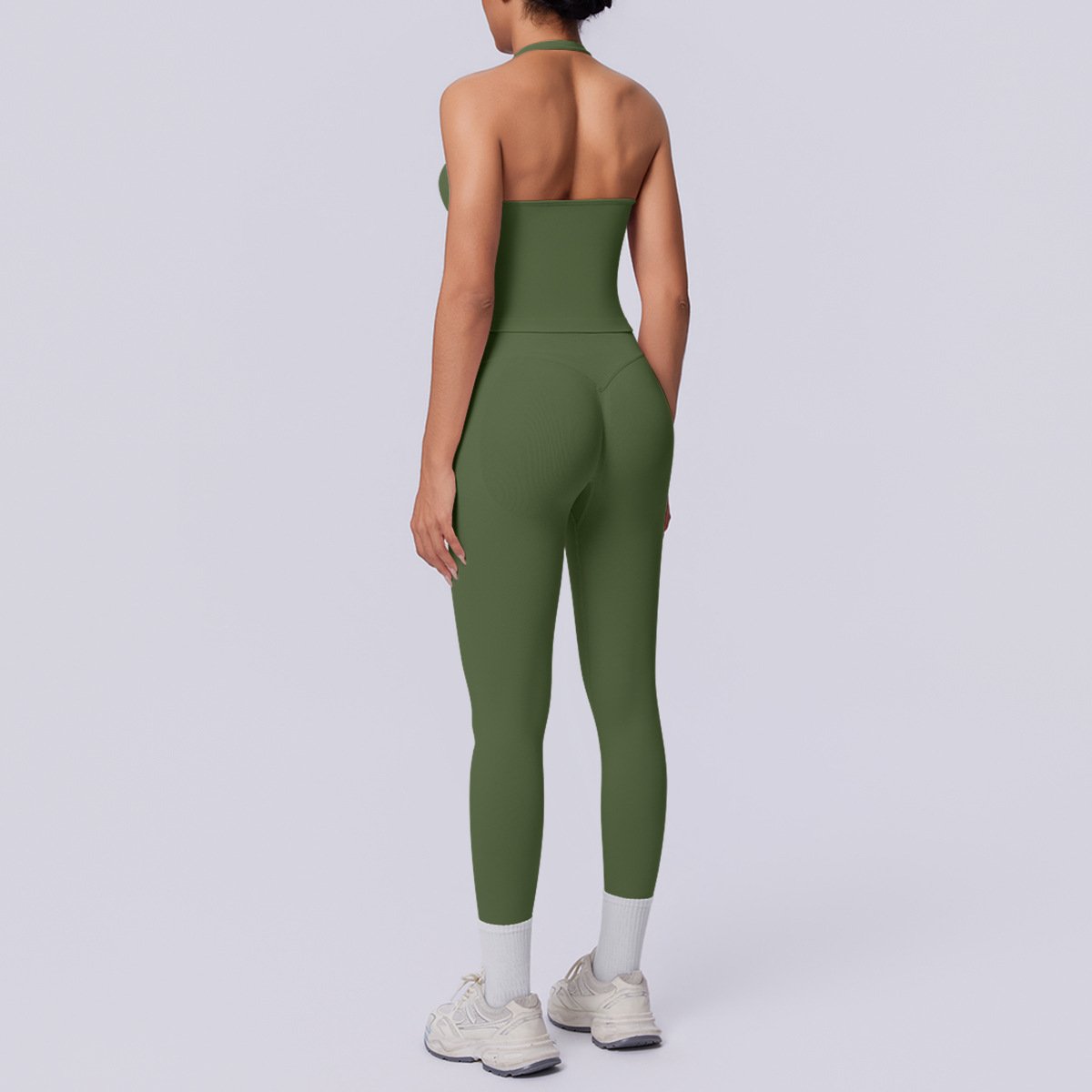 طقم يوغا محبوك بدون seams - الصورة 13