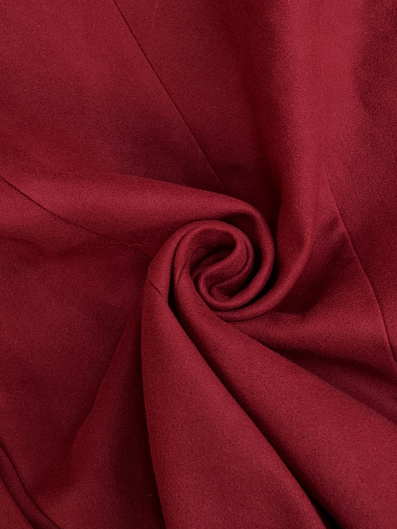 Long Reversible Woolen Coat - Image 9