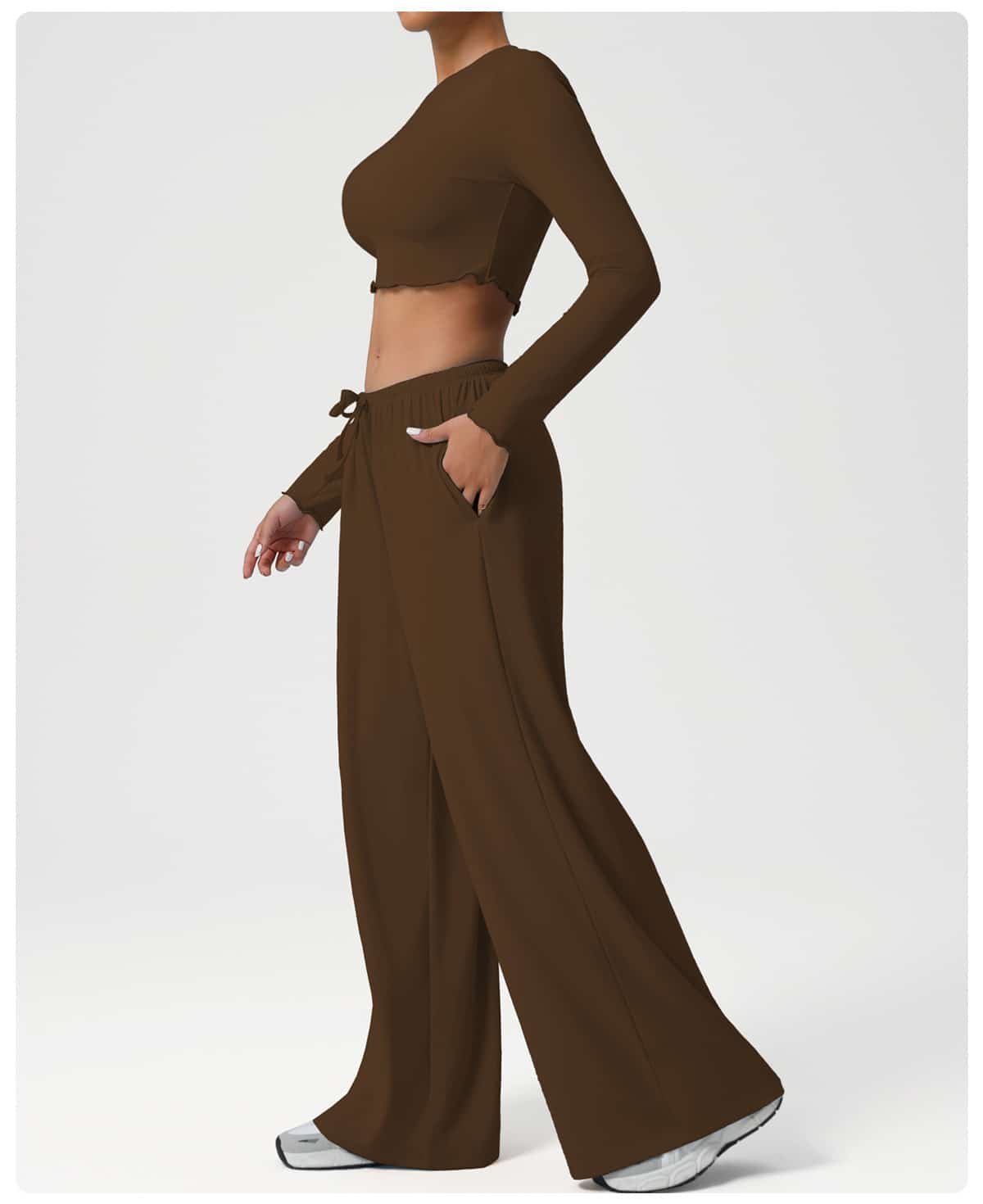 Loose Drooping Yoga Sets - Image 6