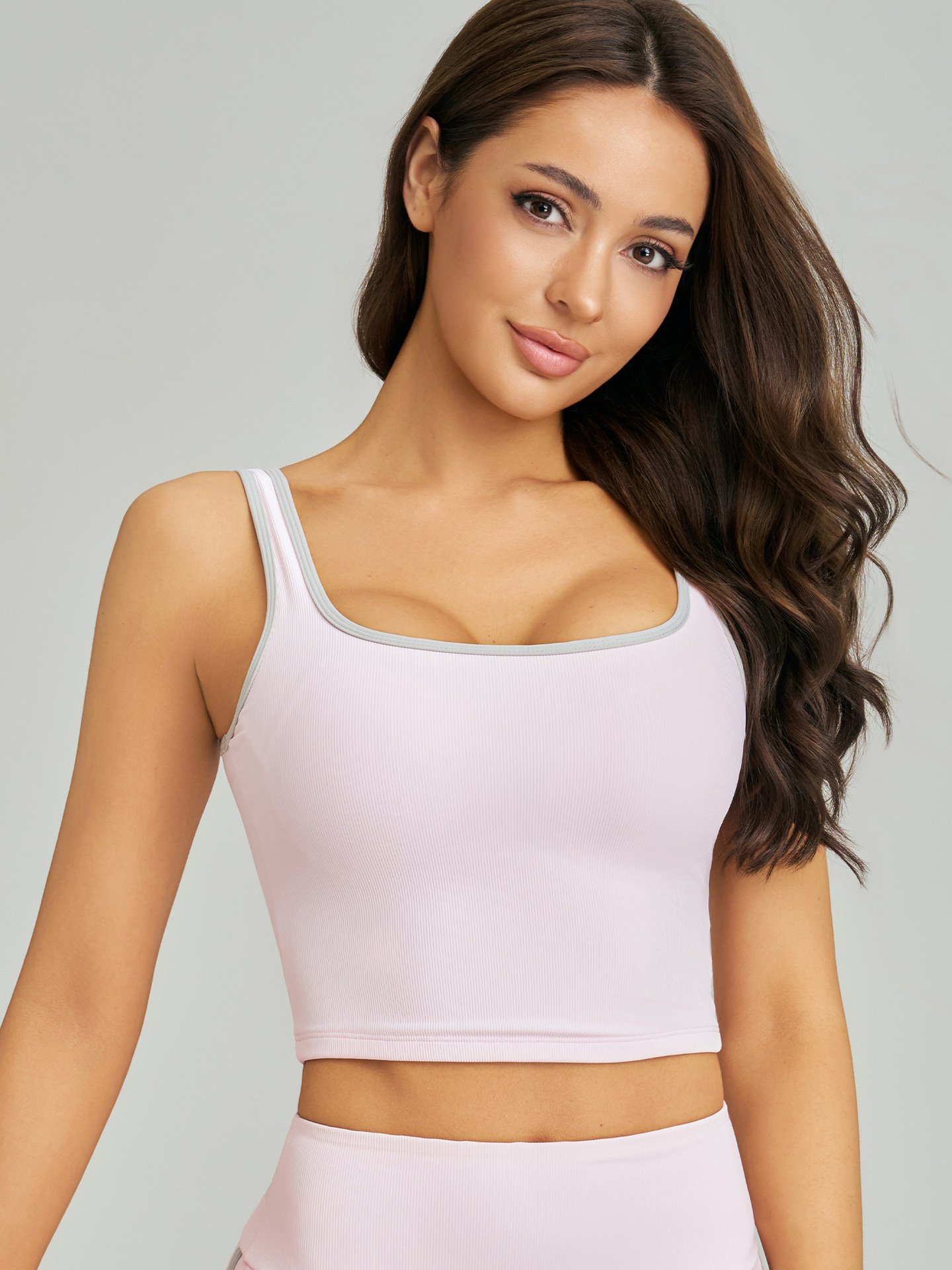 Beautiful Ribbed Yoga Vest - Image 7