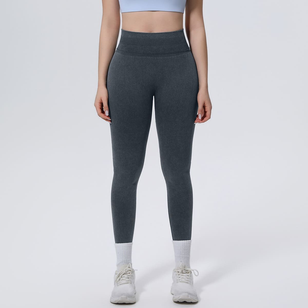 Seamless Knitted Yoga Pants - Image 8