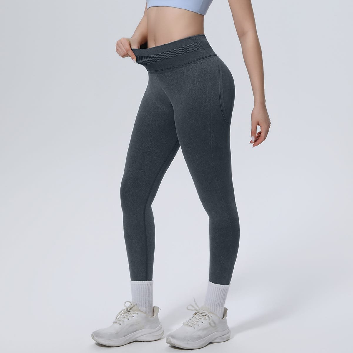 Seamless Knitted Yoga Pants - Image 13