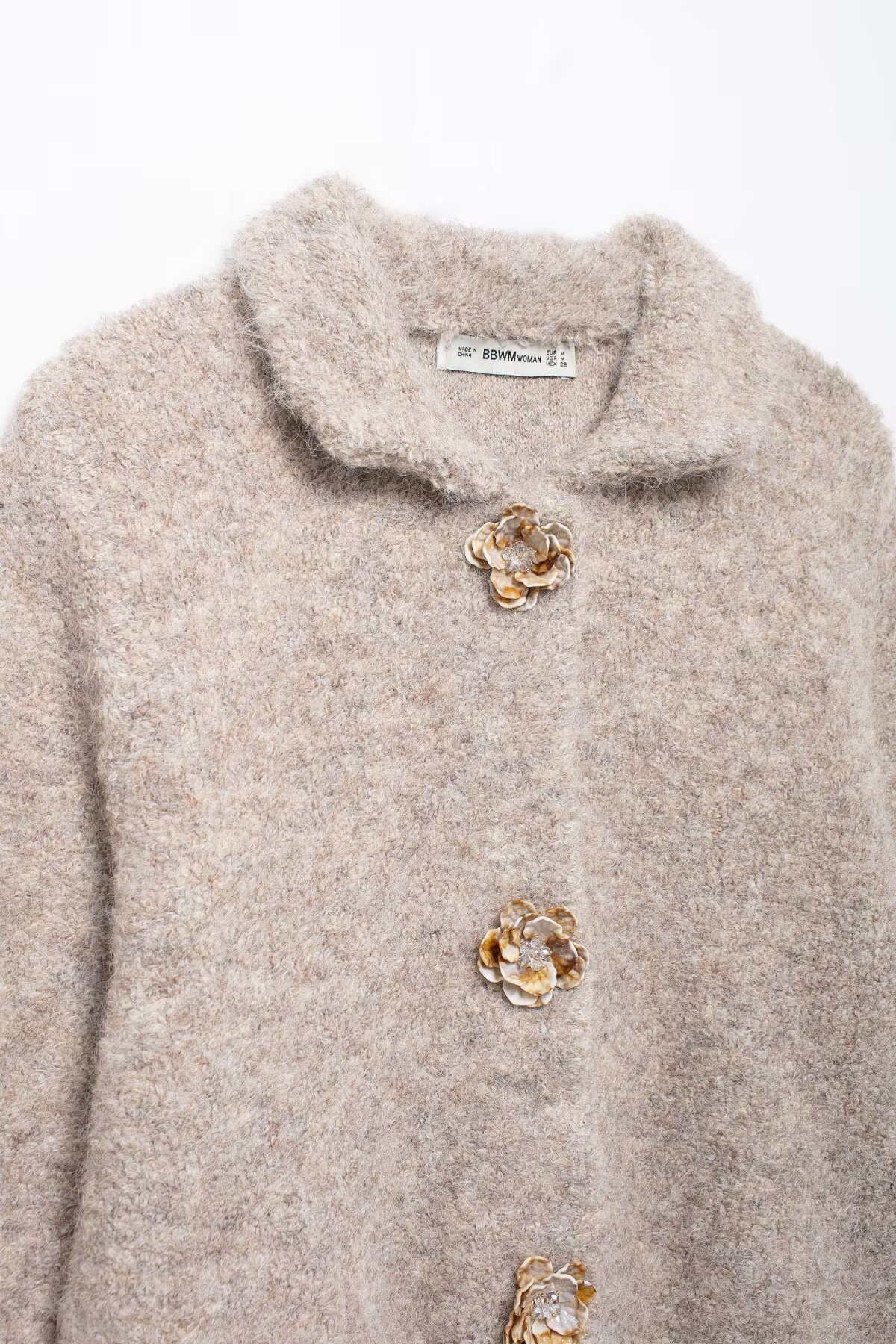 Elegant Knitted Cardigan Coat - Image 8