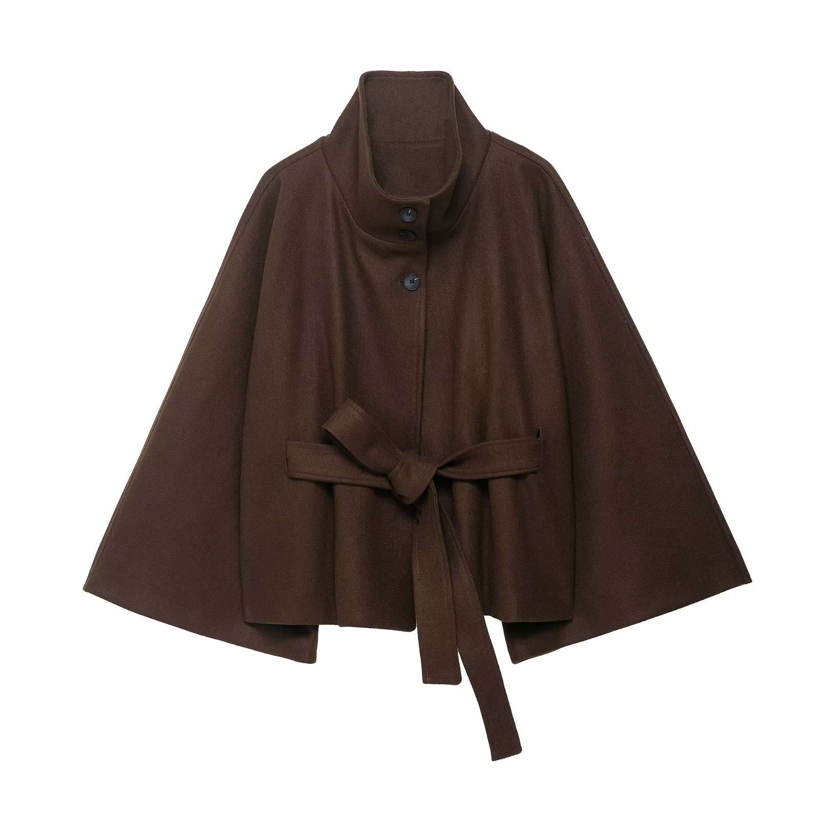 Graceful Loose Woolen Coat - Image 3