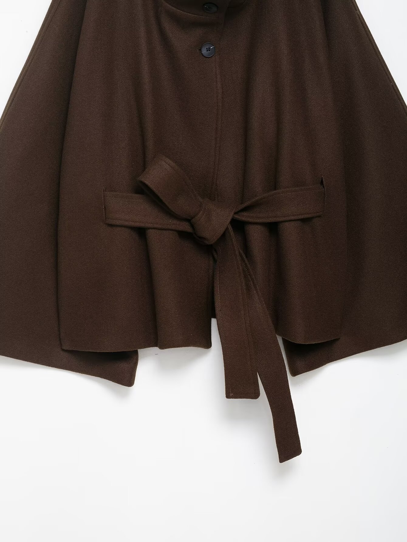 Graceful Loose Woolen Coat - Image 6