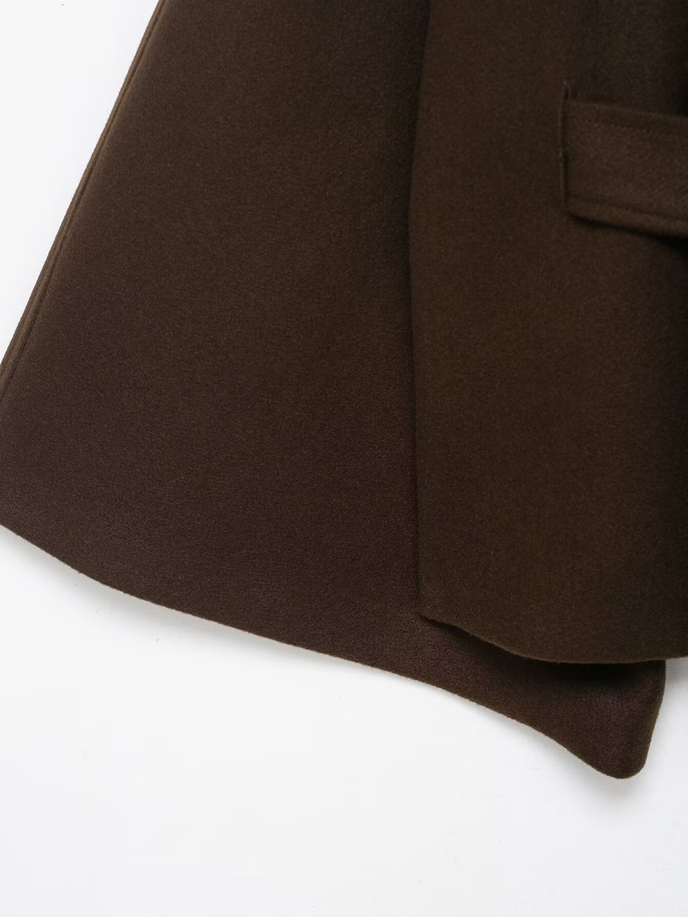 Graceful Loose Woolen Coat - Image 8