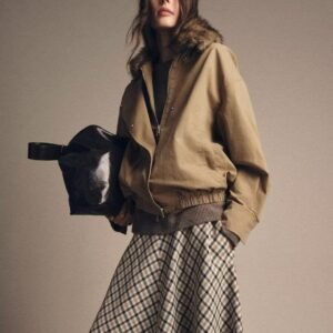 Elegant Fur Collar Jacket
