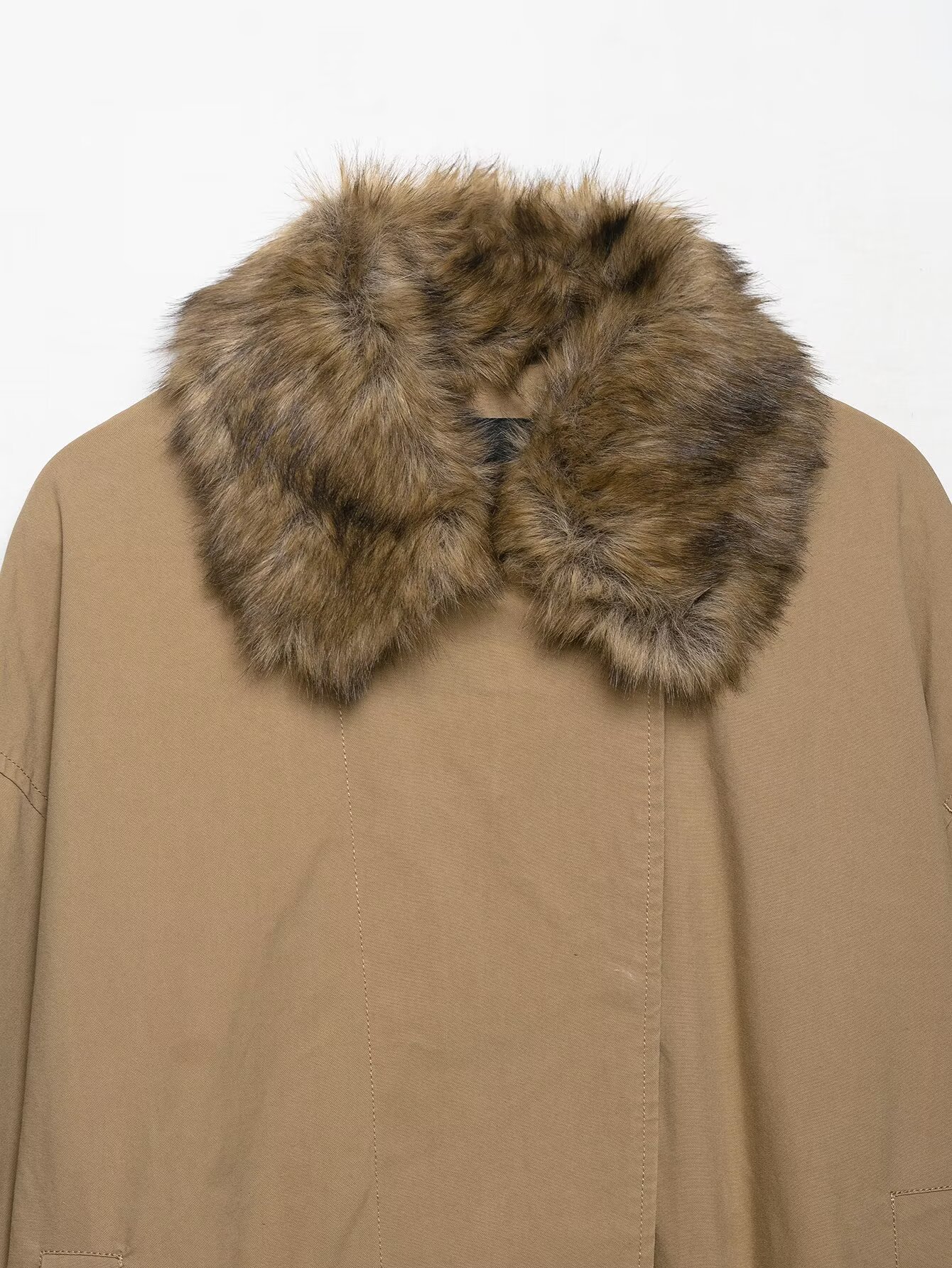 Elegant Fur Collar Jacket - Image 7
