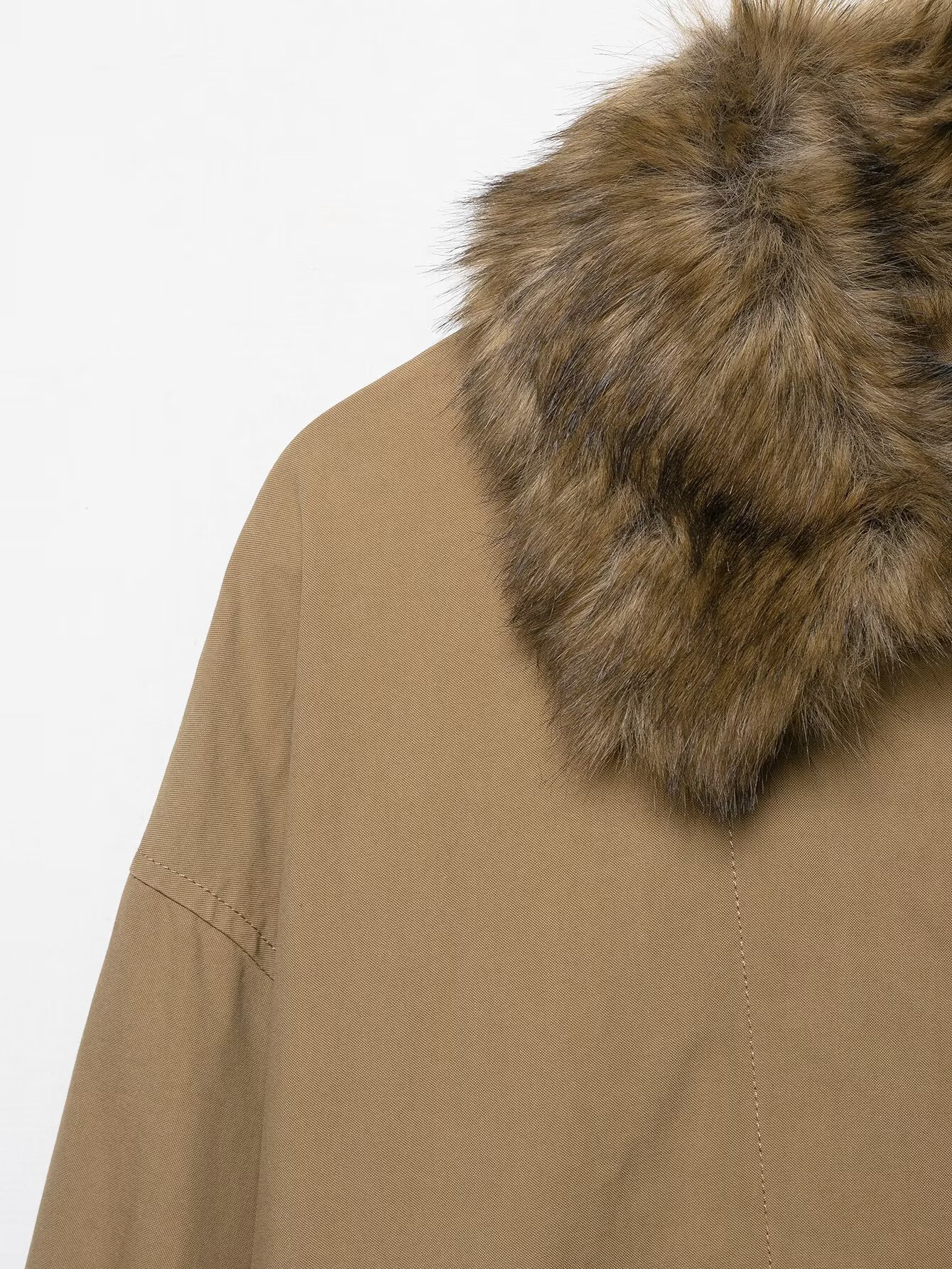 Elegant Fur Collar Jacket - Image 13