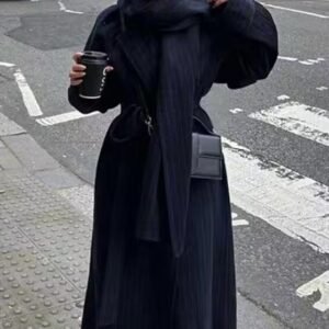 Casual Trench Coat Scarf