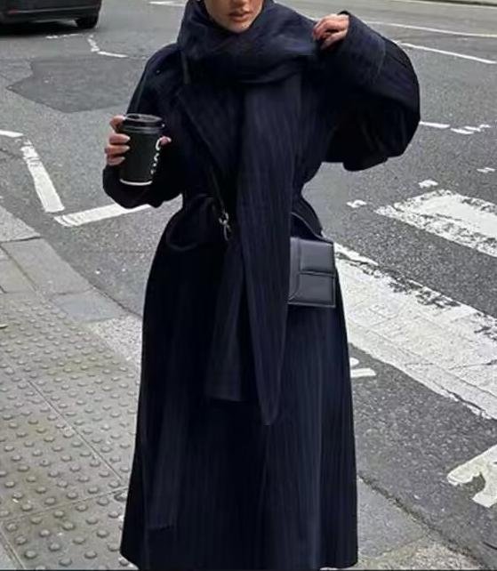Casual Trench Coat Scarf