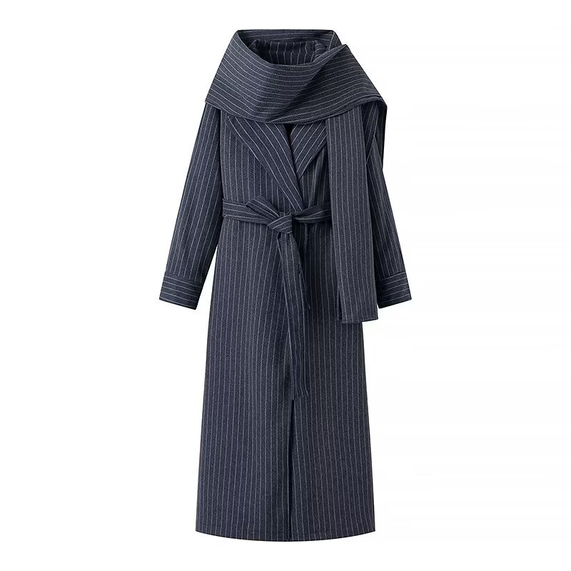 Casual Trench Coat Scarf - Image 2