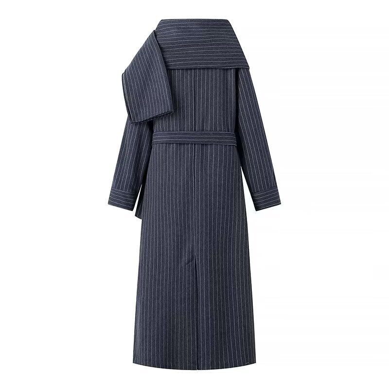 Casual Trench Coat Scarf - Image 3