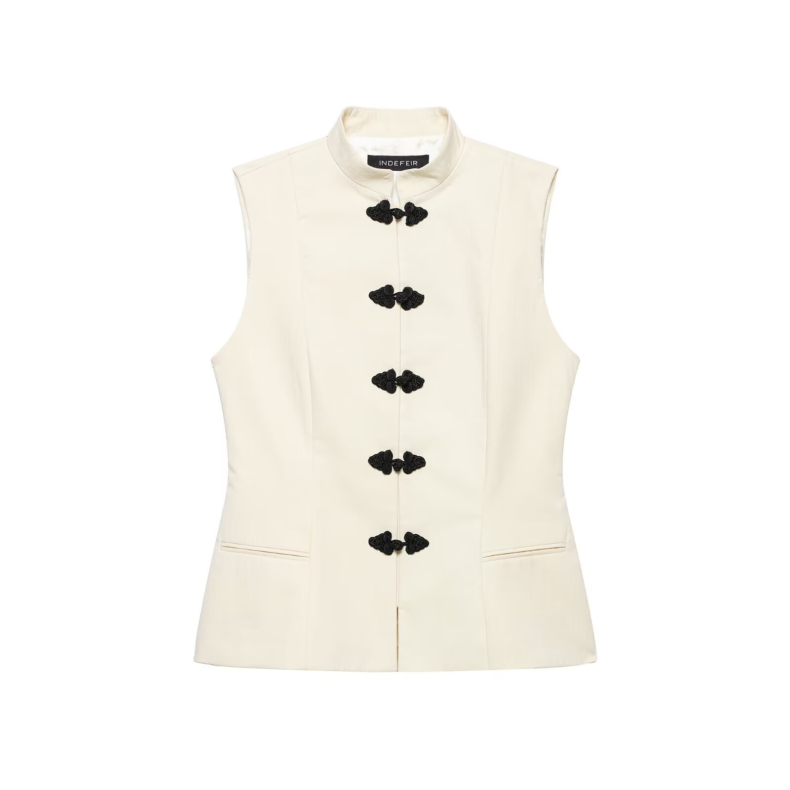 Casual Buckle Slim Vest - Image 3