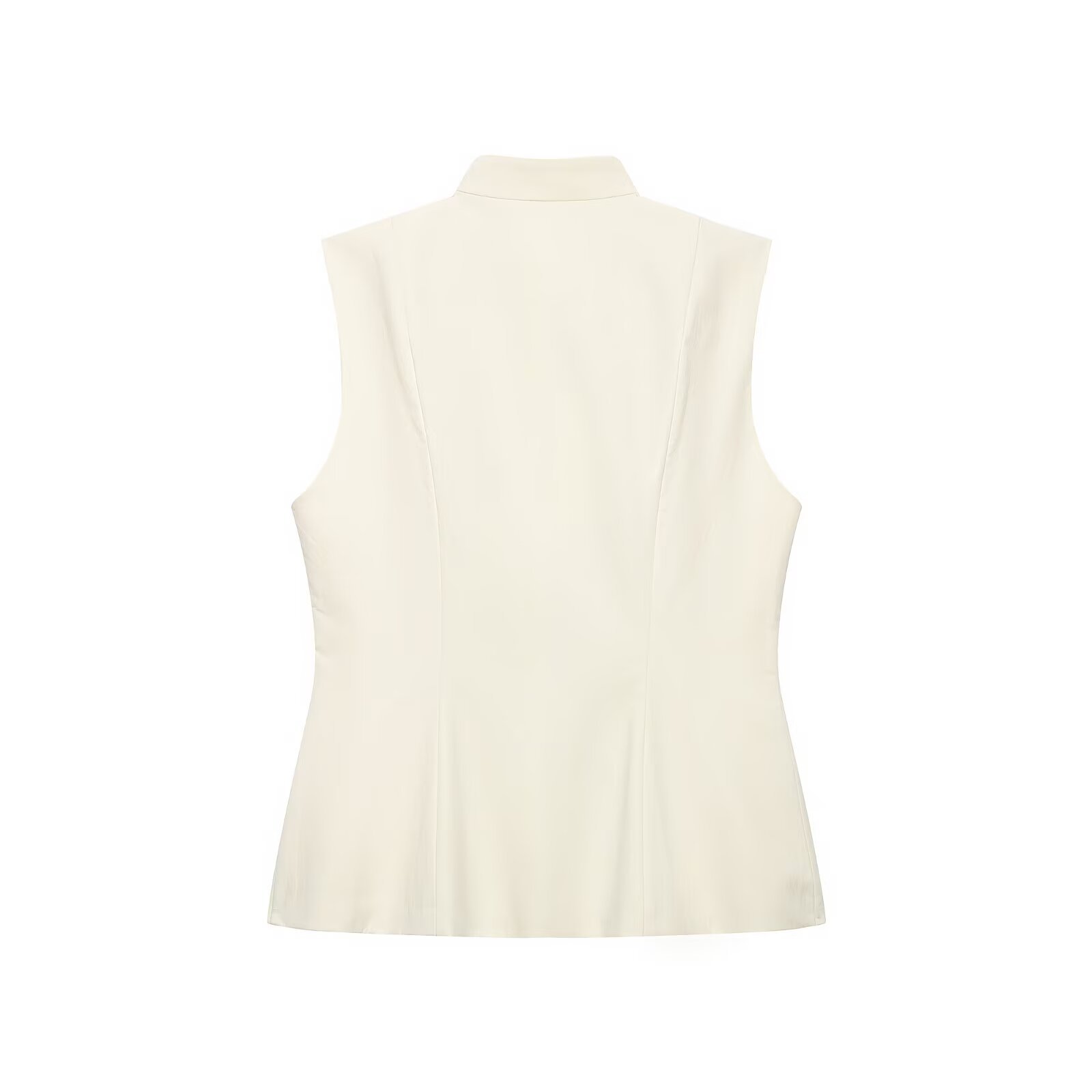 Casual Buckle Slim Vest - Image 4