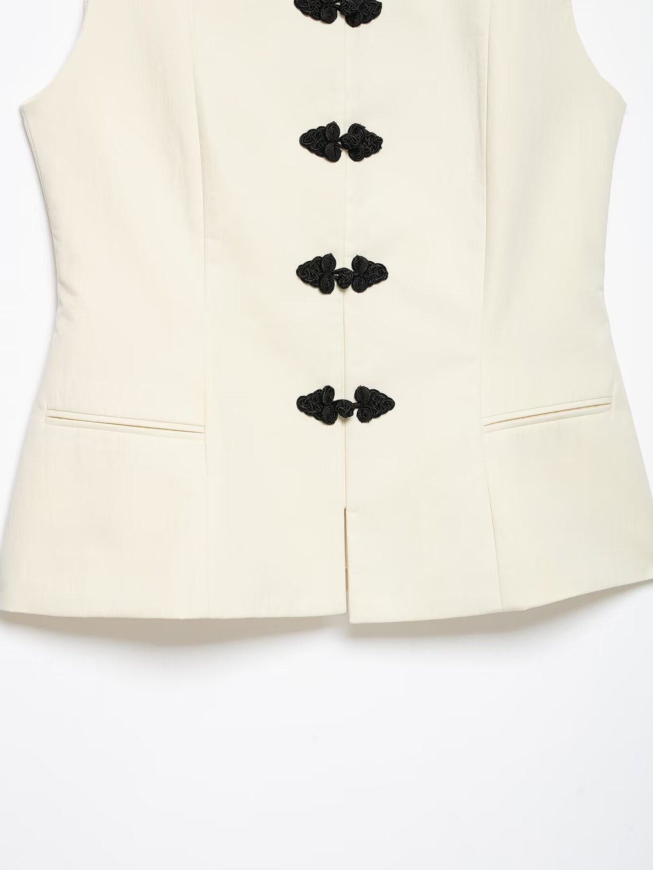 Casual Buckle Slim Vest - Image 8