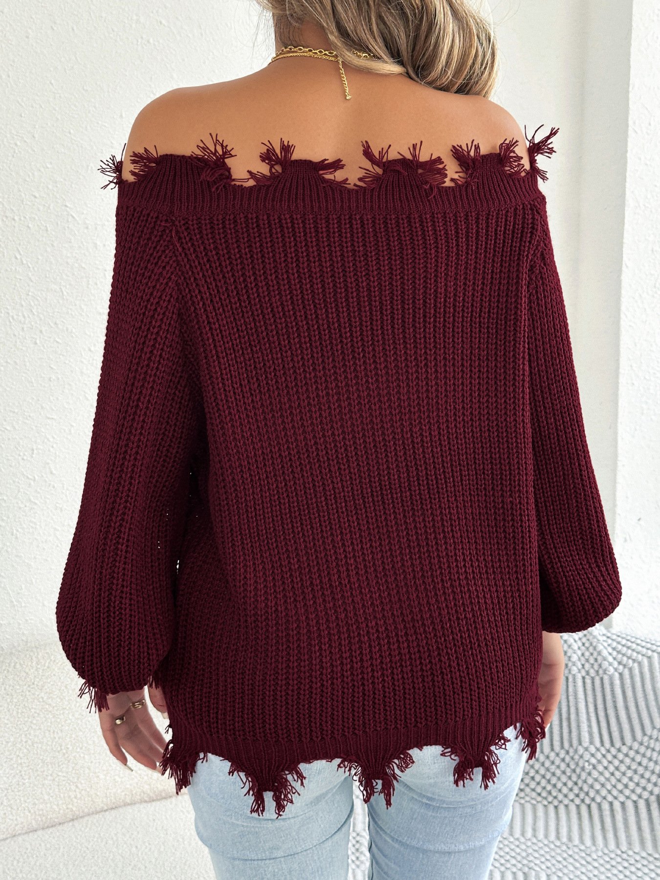 Lantern Sleeve Sweater - Image 8